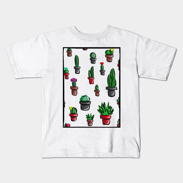 Cactus Kids T-Shirt by D_S_998